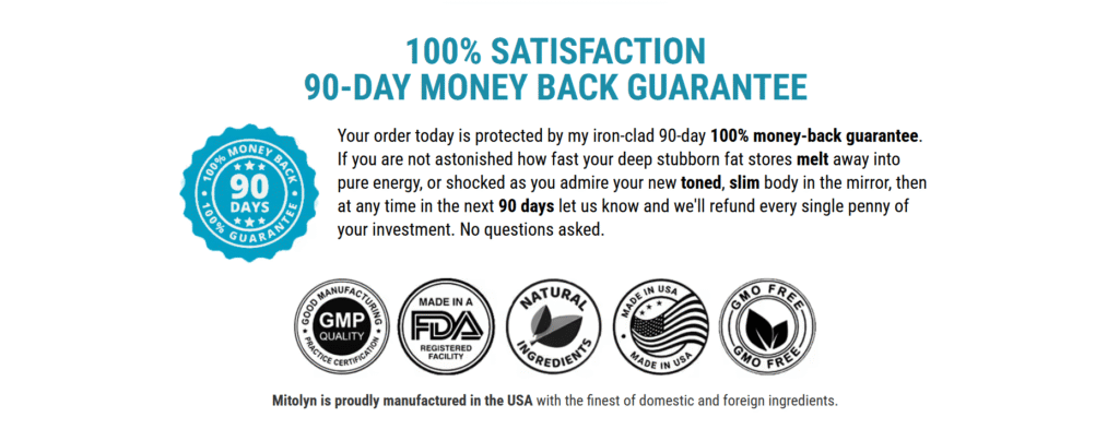100% money back guarantee