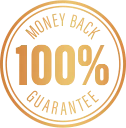100% MONEY BACK GUARANTEE
